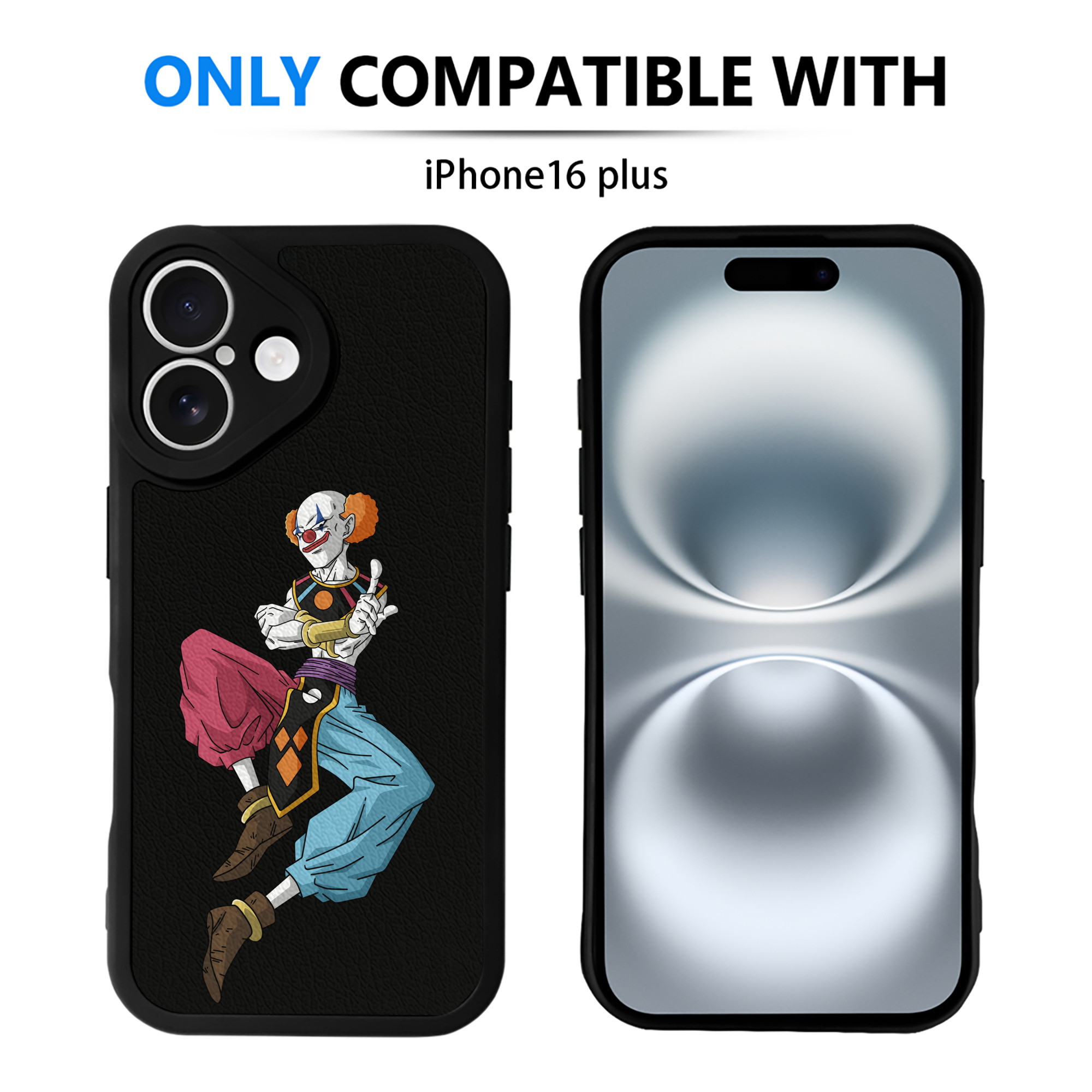 （画像用） ドラゴンボール DRAGON BALL 【iPhone 16シリーズ対応】シリコンスマホケース（レザー調） 材質：シリコン